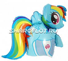 Шар Радужный Пони 65см