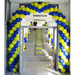 Гирлянда из шаров «Желто-Синяя»
