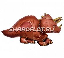 Шар Динозавр Трицератопс 55см
