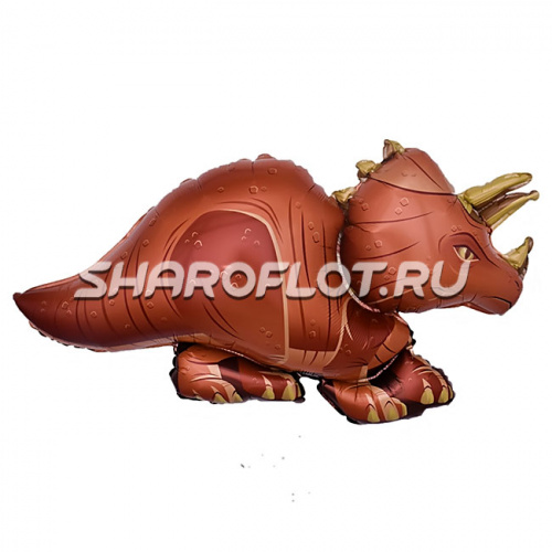 Шар Динозавр Трицератопс 55см