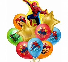 Сет шаров Крутой человек-паук