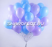 Облако Сиреневых Голубых шаров 30см