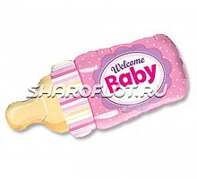 Шар Бутылочка девочки 95см