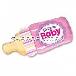 Шар Бутылочка девочки 95см