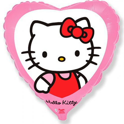 Сердце Hello Kitty 40см