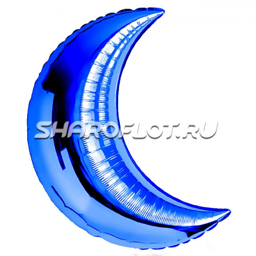 Шарик в виде месяца Синий