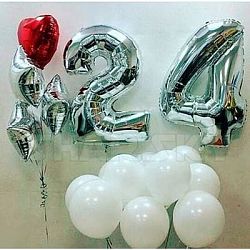 Композиция шаров с цифрой №056