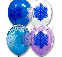 Шары Снежинки Зима, 30см