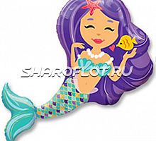 Шар Русалочка 80см