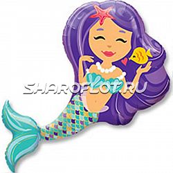 Шар Русалочка 80см
