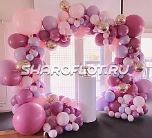 Гирлянда-арка из шаров "Воздушный мусс"