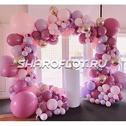 Гирлянда-арка из шаров "Воздушный мусс"