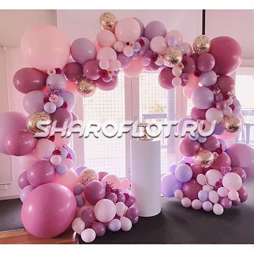 Гирлянда-арка из шаров "Воздушный мусс"