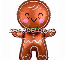 Шар Пряничный человечек 75см