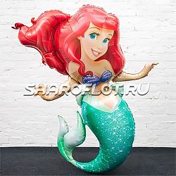 Ходячий шар Русалочка Ариэль 115см