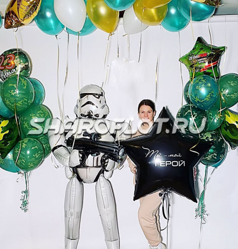 Оформление со Штурмовиком на 23 февраля