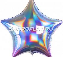 Шар Звезда Голография 40см