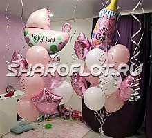 Композиция для девочки на выписку