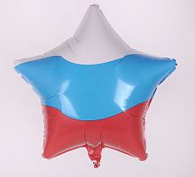 Шар Звезда Триколор 45 см