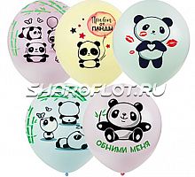Шарики Панда обнимает, 30см