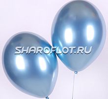 Шар Хром Голубой 30см