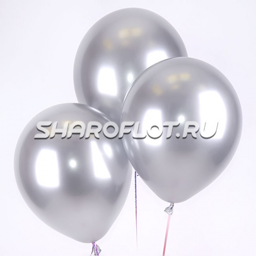 Шар Хром Серебро люкс 30см