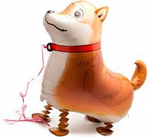 Ходячий шар «Собака Лайка» 61см