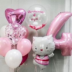 Композиция на день рождения с надписью №7