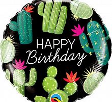 Шар Круг Кактус HB 40см