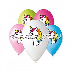 Шары Единорог (голова), 30см