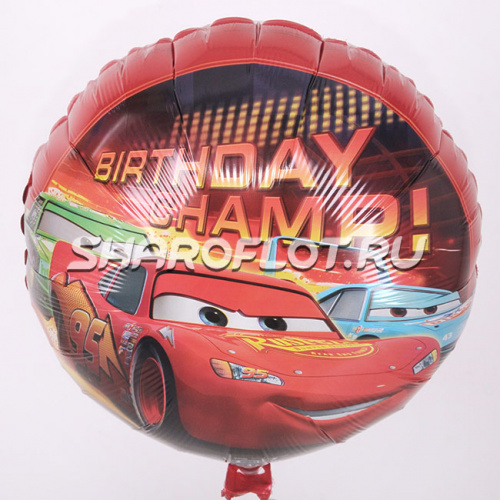 Круг Тачки Birthday Champ 40см