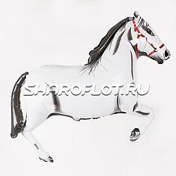 Шар Лошадь (белая), 80см
