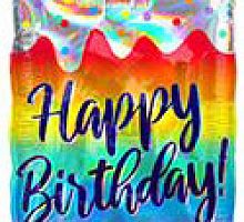 Шар Торт переливы 70см