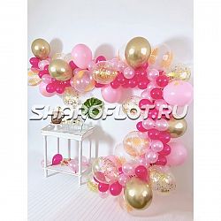 Разнокалиберная гирлянда "Нежное утро"