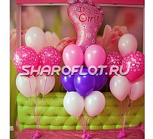 Шарики на выписку дочки