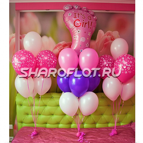 Шарики на выписку дочки