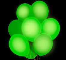 Светящиеся шары зеленые 30см