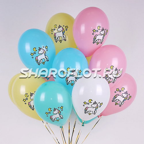 Шары Единорог, 30см