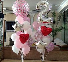 Композиция с большими шарами №19