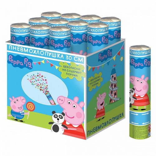 Хлопушка с конфетти Свинка Пеппа 30см