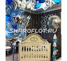 Комната в шарах для встречи сына