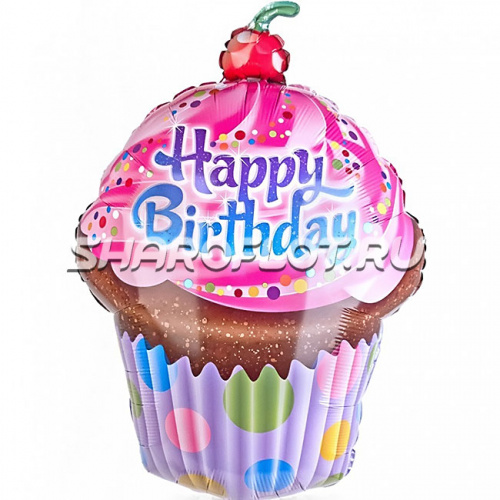 Шар Кекс с ДР 85см