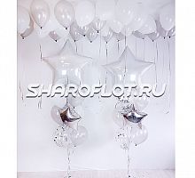 Оформление в белом цвете на праздник