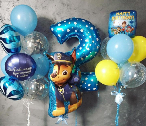 Композиция из шаров Щенячий патруль