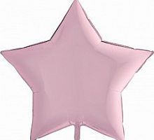 Шар Звезда Розовая 80см