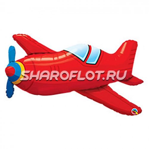 Шар Самолет Винтаж 70см