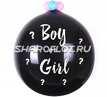 Шар Boy or Girl с воздухом 70см