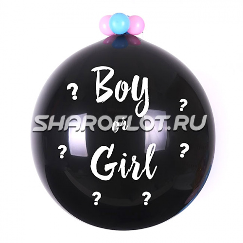 Шар Boy or Girl с воздухом 70см