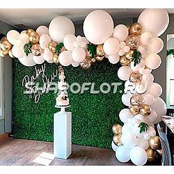 Фотозона из шаров на свадьбу 2х3м