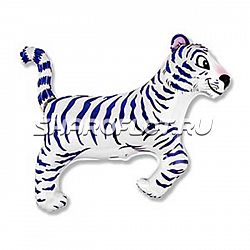 Шар Тигр Белый 80см